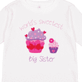 thumbnail image 4 of Inktastic World's Sweetest Big Sister Girls Long Sleeve Toddler T-Shirt, 4 of 5