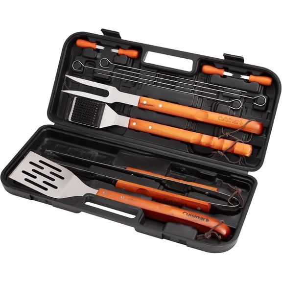 Cuisinart Stainless Steel Grill Tool Sets, Silver - 13pcs