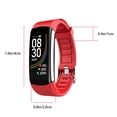 thumbnail image 2 of Heartrate Blood Pressure Reloj Smar Temperatura corporal Oxígeno en sangre Pulsera impermeable Yuarrent EL5403-05B, 2 of 2