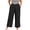 Black, variant on SHEWIN Womens Plus Size Pants Wide Leg Palazzo Pants Elasticized Back Waist Pleated Casual Work Trouser with Pockets 1X-5X