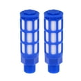 thumbnail image 4 of 3pcs Plastic Pneumatic Muffler Exhaust Air Line  3/8 PT Blue, 4 of 4