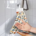 thumbnail image 2 of ZIATUBLE Flower Mushroom Hanging Hand Towels Absorbent Dish Towels for Kitchen Drying Easy to Clean Dish Towel Hand Towels Lightweight Kitchen Hand Towels Decorative Tea Towels, 2 of 7