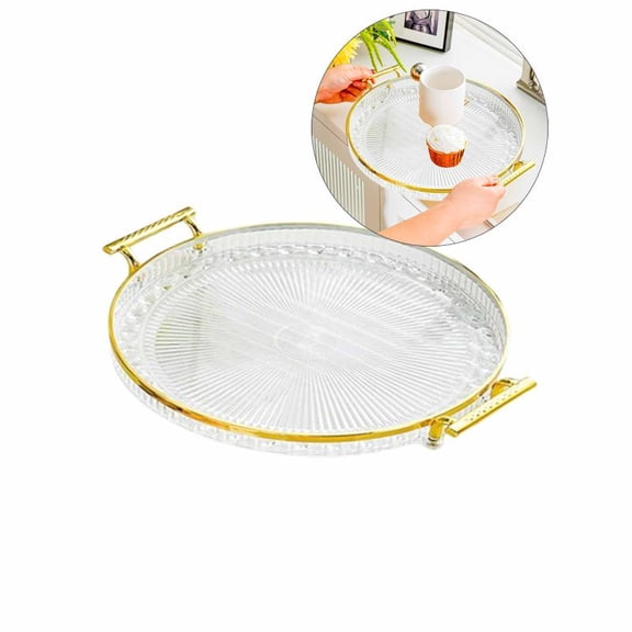 Yoloke Plastic Cup Tray - Versatile Desktop Organizer & Serving Tray | Durable & Stylish | Modern Home Decor | Office & Kitchen Essential | Easy to Clean