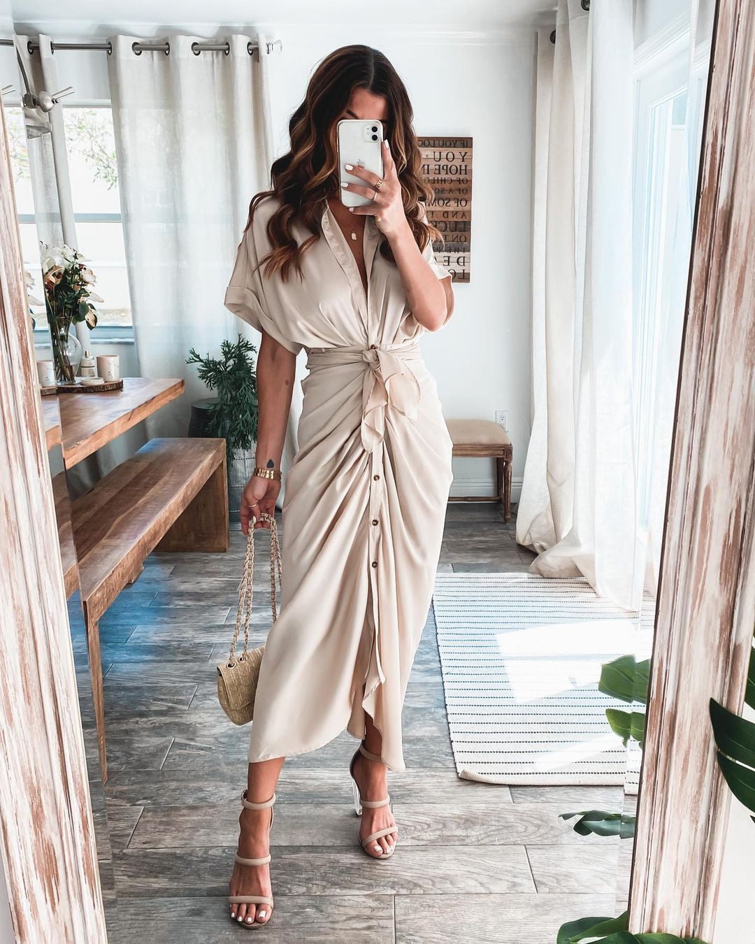 satin dress btfbm dress