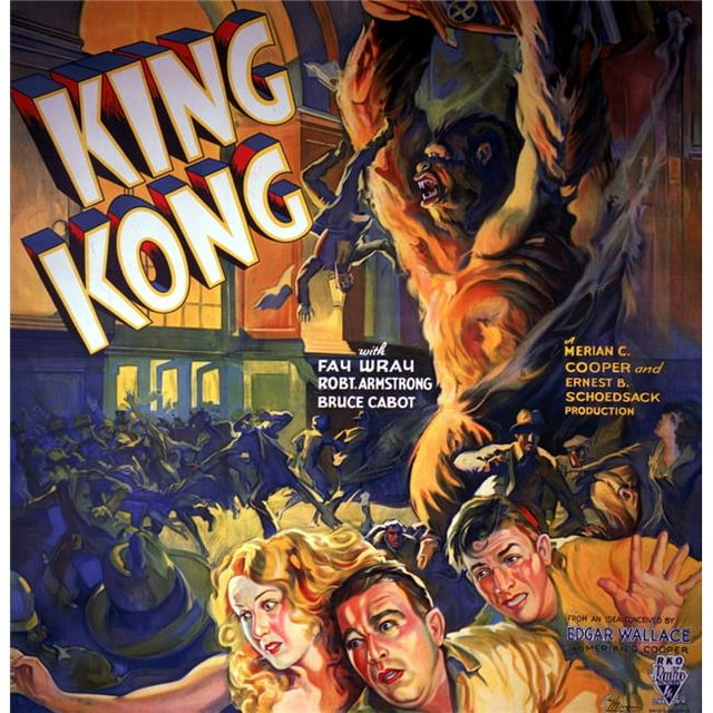 Everett Collection EVCMCDKIKOEC108 King Kong Movie Poster Masterprint, 11 x 17