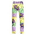 thumbnail image 6 of FYEGRE Men's Carnival Suit Two Piece Set Formal Attire With Purple Gold All Over Print Design Yellow XL, 6 of 6
