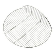Only Fire Foldable Round Cooking Grate Solid Stainless Steel Fire Pit Grill Grate, 36-inch