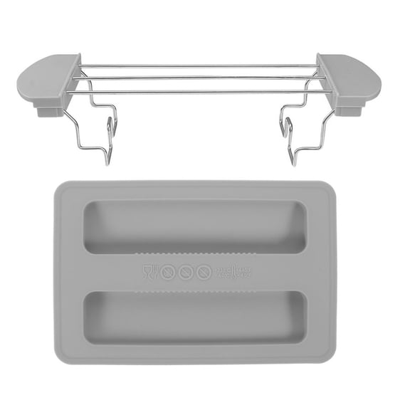 ibasenice 1Set Portable Toaster Protector Grey Kitchen Essential Easy Clip and Clean