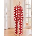 thumbnail image 2 of Ekouaer Comfy Housewear Set Sleeping Set Soft Nightwear Loungewear Plus Size, 2 of 6