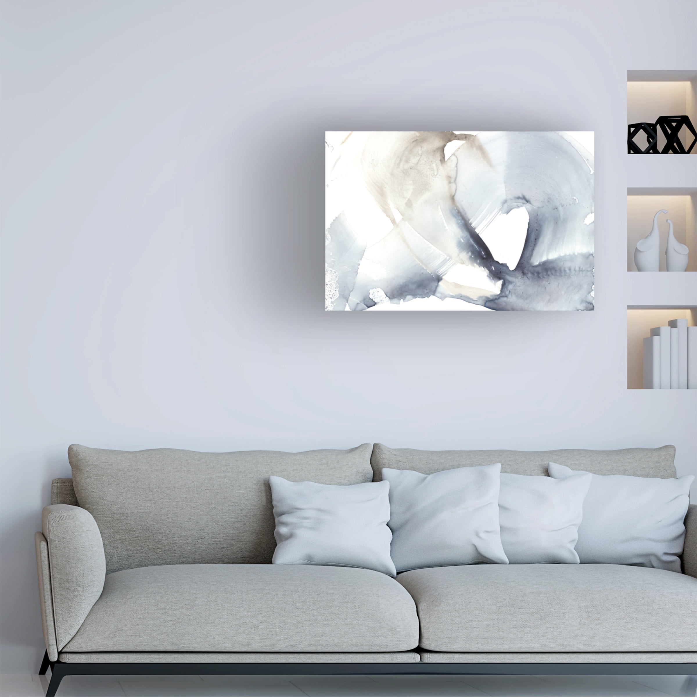 Trademark Fine Art Jennifer Goldberger Wave Break II Canvas Wall Art - 22x32