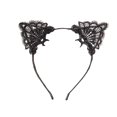 thumbnail image 3 of 5 uds diadema con orejas de gato encaje diamantes de imitación cristal lentejuelas 5 estilos diadema diadema accesorios para el cabello mujeres niñas para fiesta disfraces fiesta Cosplay, 3 of 4