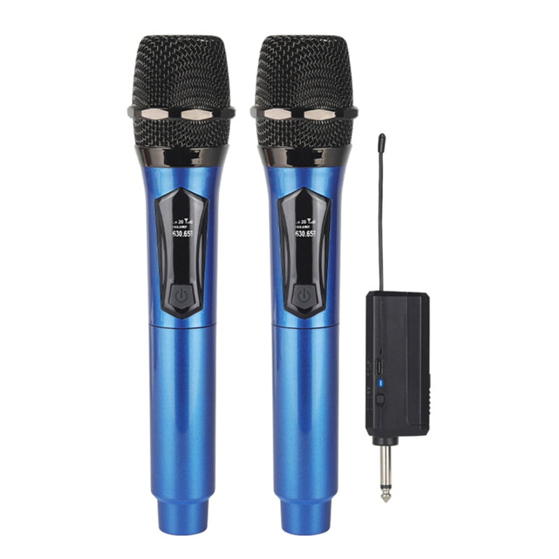 Wireless Microphone with Bluetooth, Professional UHF Dual Handheld