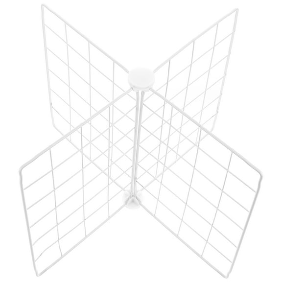 ELAYARD Household White Refrigerator Partition Board with Iron Wire for Versatile Food Storage