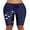 A Blue-273, variant on DOKOTOO Womens High Waisted Swim Shorts Long Bike Bottoms Tummy Control Swimsuit Long Board Shorts Bathing Suit Bottoms