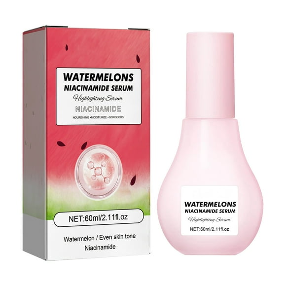 YCenADP Clearance Essence Recipe Watermelon Glow Dew Drops Hydrating Makeup & Liquid Highlighter for Glowing 60ml