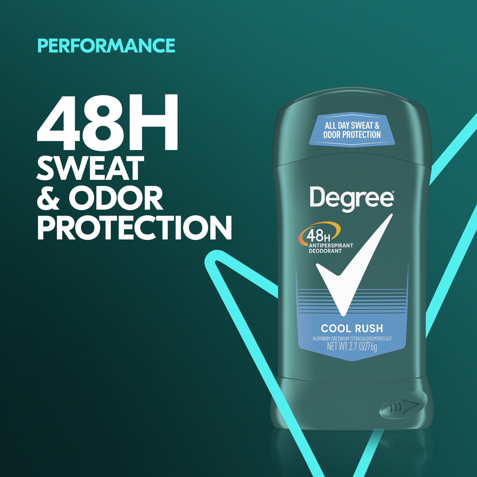 Degree Men Cool Rush Antiperspirant Deodorant, 4 pk./2.7 oz