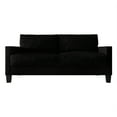 thumbnail image 2 of Castle Place Contemporary Corduroy Velvet Sofa, Black, 2 of 7