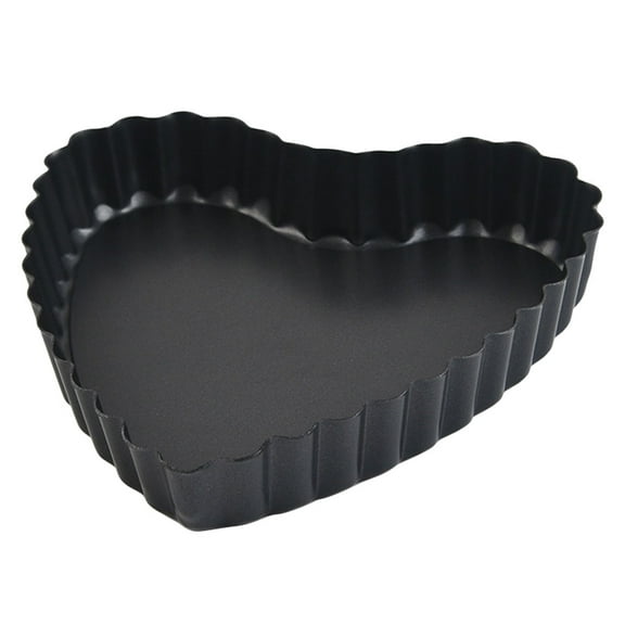 HEATSHAKING Cake Pan 1Pack Heart Shaped Non Stick Coating Carbon Steel 4.52X4.32X0.79in For Baking Cakes