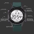 thumbnail image 4 of Electronic Watch, Digital Watch Time Reporting Week Date Display Waterproof Luminous Alarm  for Student for Exercise Black,Gray,Wine Red,Blackish Green, 4 of 7