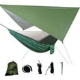 thumbnail image 5 of Shetay Camping Hammock - 114*55" Hammocks with Mosquito Net Tent and Rain Fly Tarp, Portable Single & Double Nylon Hammock with Heavy Duty Tree Strap, Outdoor Yard Backpacking Survival Hiking Travel, 5 of 6
