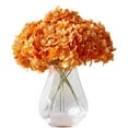 thumbnail image 7 of 1PC Artificial Hydrangea Stem,Realistic Silk Hydrangea Flower Head for Wedding Centerpieces, Bouquets & Home Decoration,Orange, 7 of 7