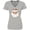 AC-Heather Grey, variant on Inktastic Cute Santa Claus Face Women's V-Neck T-Shirt