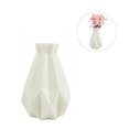 thumbnail image 3 of Ounissouiy Florero de decoración para el hogar, jarrón de plástico blanco, maceta de cerámica de imitación, cesta de flores, jarrones de decoración Decoración del hogar  3505 blanco leche, 3 of 8