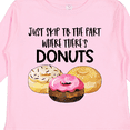 thumbnail image 4 of Inktastic Just Skip to the Part Where There's Donuts Boys or Girls Long Sleeve Toddler T-Shirt, 4 of 5
