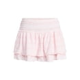 thumbnail image 2 of No Boundaries Lace Ruffle Mini Skort, Women's XXS-XXL, 2 of 5