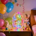 thumbnail image 6 of Led Illuminated Easter Egg Craft With Diamond-Like Reflective Surface, Usb-Powered Colorful Light For Party Shop Window Holiday Decor, 6 of 6