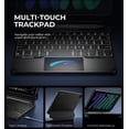 thumbnail image 5 of Dexnor for iPad mini 7 (A17 Pro)/Mini 6 Case with Keyboard, Magnetic Floating Cantilever Stand with Trackpad Pencil Holder Backlit Keyboard Case for iPad mini 7th(2024)/6th (2021) Generation, Black, 5 of 7