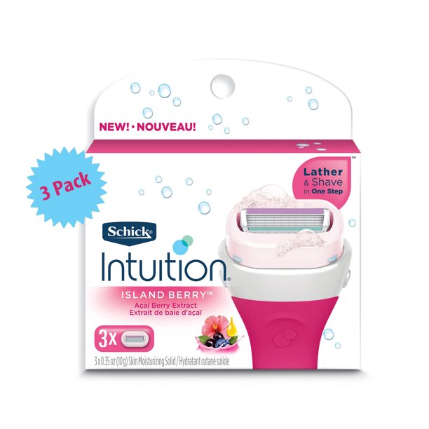 Schick Intuition Island Berry Women's Razor Blade Refills ...