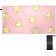 thumbnail image 2 of Dreamtimes Cute Little Chicken Beach Towel Quick Dry Absorbent Bath Towels Sandproof Lightweight Towel for Gym Yoga Sports Swimming- 30x60in, 2 of 7