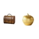 thumbnail image 1 of Joyero Vintage De Madera Con Figurita De Resina, Estatua De Fruta Sencilla, Escultura Moderna Para Mesa, Estantería, Comedor, Dormitorio, Oficina. Caja De Tesoros Decorativa, Joyero Para, 1 of 7