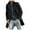 Black, variant on ZQUUVOU Men's Winter Wool Coats Gentleman Slim Fit Casual Single Breasted Mid-Length Thermal Business Coat Outwear Black