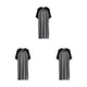 thumbnail image 2 of Qarigey Ropa de dormir cómoda para hombre transpirable para descansar y dormir Materiales de algodón para hombres Albornoz Hombres Negro y Type1 NO1, 2 of 6