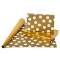 thumbnail image 5 of American Greetings Reversible All-Occasion and Wedding Wrapping Paper, Gold and Silver (4 Rolls, 80 Sq. Ft.), 5 of 10