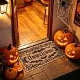 thumbnail image 5 of Gothic Door Mat, Unwelcome Halloween Decor – 29.5" x 17" Bat Print Coir Doormat for Porch & Entryway, 5 of 7