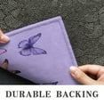 thumbnail image 6 of Purple Butterfly Flower Pattern Door Rugs,Washable Non Slip Door Mats Indoor,Decorative Door Mats,Entry Mat Indoor for Entrance,Bedroom,Kitchen,Bathroom,16"x24", 6 of 6