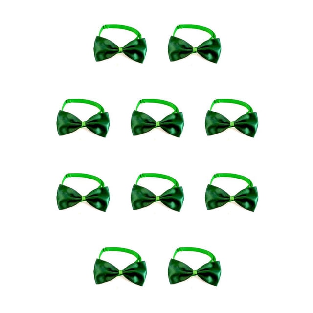 Greeniant Pajarita Ajustable Accesorios para mascotas Decoraciones Cachorro Verde Type1 NO1