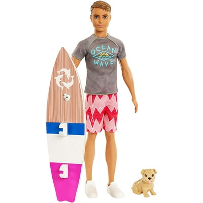 Buy Barbie Ken Doll with Puppy and Surfboard at Ubuy Nigeria