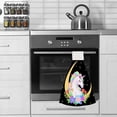 thumbnail image 6 of 1 Pcs Hanging Towels, Dish Towels Moon with Unicorn and Flowers Absorbent Hand Towels with Hanging Loop Washcloth for Bathroom Kitchen, 6 of 7