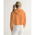 thumbnail image 5 of Glow up Gear Orange Women's Cropped Hoodie, 5 of 8