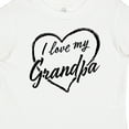 thumbnail image 4 of Inktastic I Love My Grandpa in Black Chalk Heart Boys or Girls Baby T-Shirt, 4 of 5