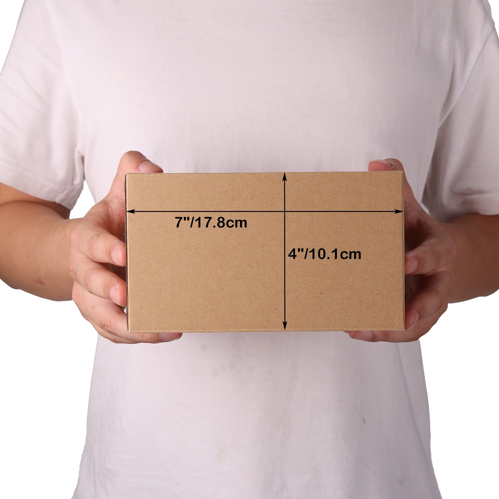 CRUGLA 7x5x4 inch Shipping Boxes Set of 40, Mailer Boxes for Packaging Small Business, Small Cardboard Gift Boxes for Wrapping Mailing Present, Brown