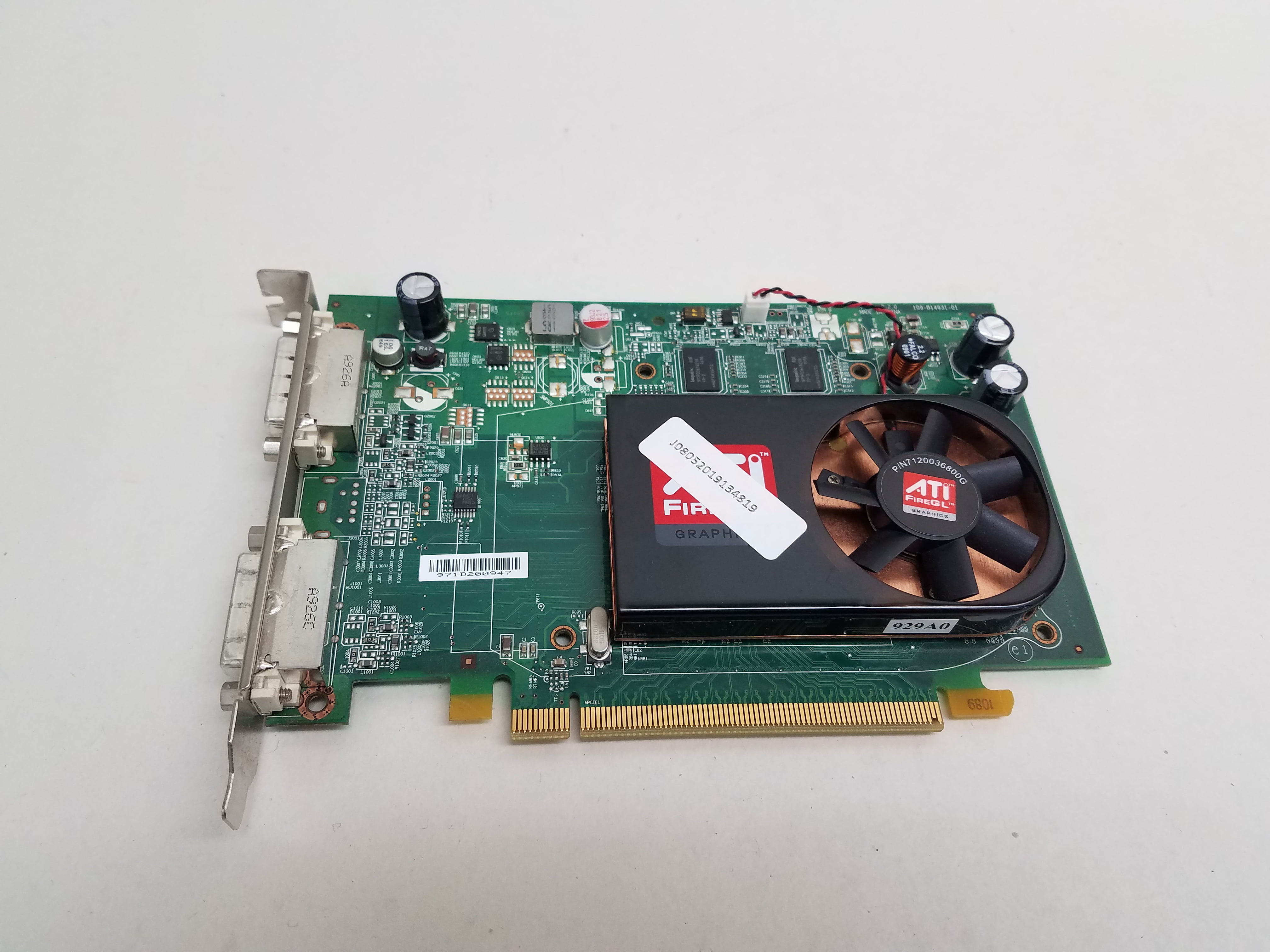 Used ati firegl v3600 256mb ddr2 sdram pci express x16 desktop video