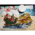 thumbnail image 2 of Christmas LED Window Suction Lights Santa Snowman Decor Battery Powered for Home Party, 2 of 4