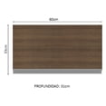 thumbnail image 2 of Alacena 1 Puerta Rebatible Madesa 60 Cm Marron Madesa G256029BGL, 2 of 8