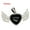 Obsidian, variant on 1pc Natural Angel Wing Heart Crystal Pendant Stone Quartz Jewelry Healing Reiki-Redstone-1PC (Random Pick)