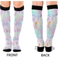 thumbnail image 2 of FREEAMG Mermaid Compression Socks Women Men Long Stocking (20-30mmHg) Travel Knee High Stockings for Athletic Sports,Running,Cycling,Nursing, 2 of 7